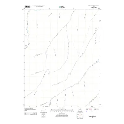 2010 Map of Sams Canyon, 2010 Print