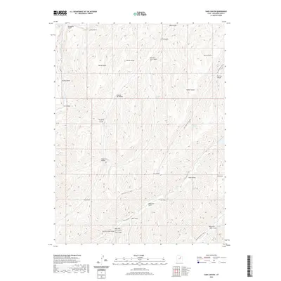 2020 Map of Sams Canyon, 2020 Print