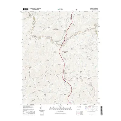2016 Map of Sams Gap, 2016 Print