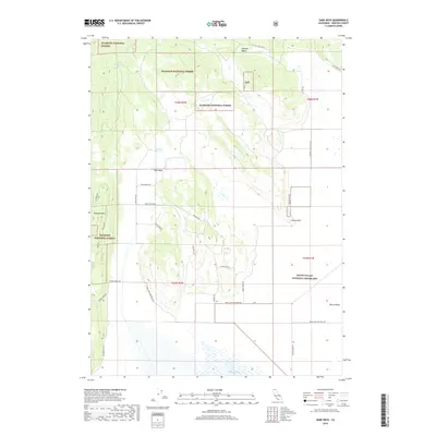 2018 Map of Sams Neck, 2018 Print