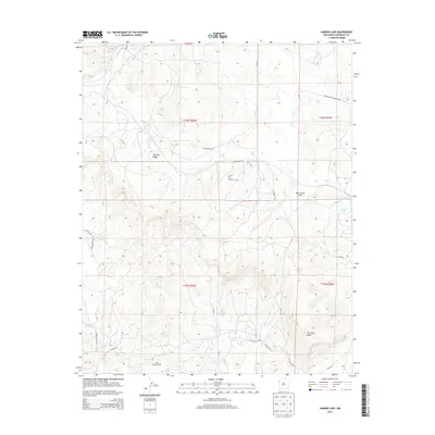 2013 Map of Samson Lake, 2013 Print
