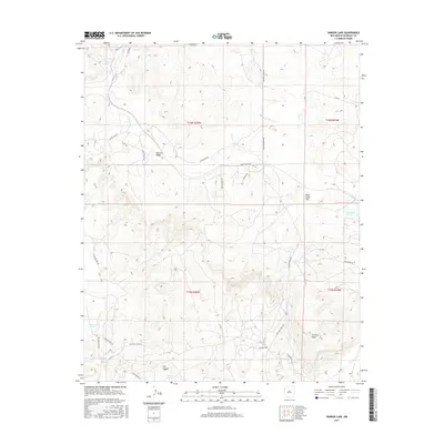 2017 Map of Samson Lake, 2017 Print