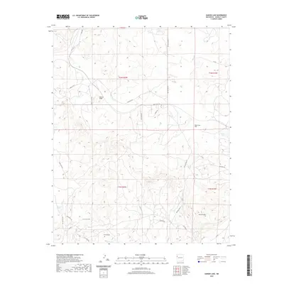 2020 Map of Samson Lake, 2020 Print