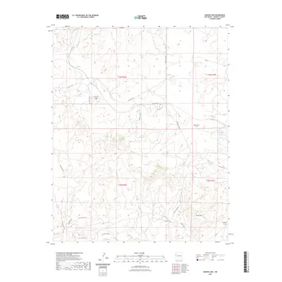2023 Map of Samson Lake, 2023 Print