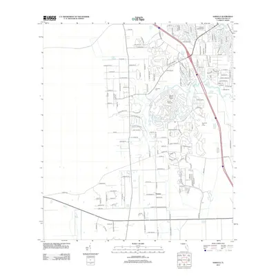 2012 Map of Samsula, 2012 Print