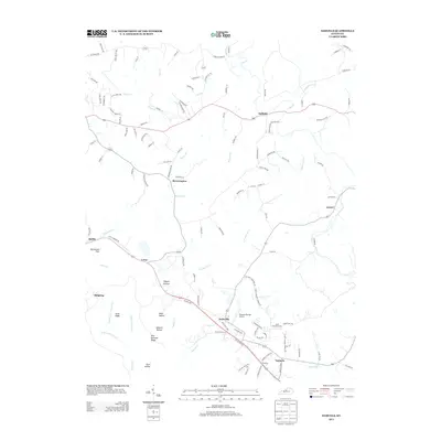 2013 Map of Samuels, 2013 Print