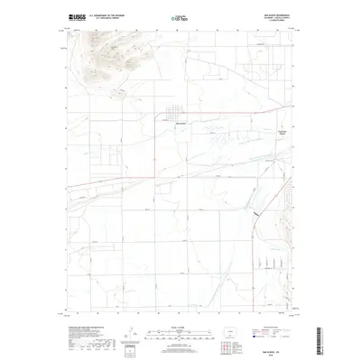 2019 Map of San Acacio, 2019 Print