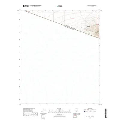 2018 Map of San Agustin, 2018 Print