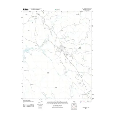 2012 Map of San Andreas, 2012 Print