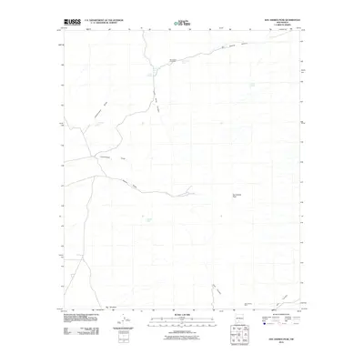2010 Map of San Andres Peak, 2010 Print