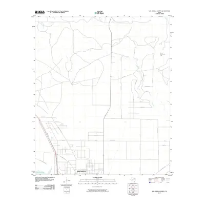2010 Map of San Angelo North, 2010 Print