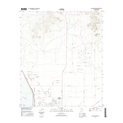 2016 Map of San Angelo North, 2016 Print