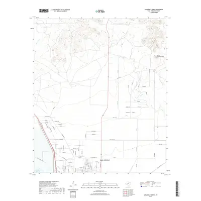 2019 Map of San Angelo North, 2019 Print