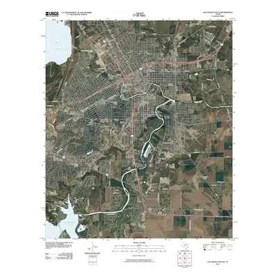 2010 Map of San Angelo South, 2010 Print