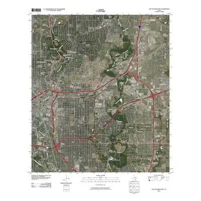 2010 Map of San Antonio East, 2010 Print