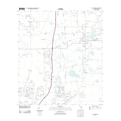 2012 Map of San Antonio, 2012 Print