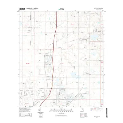 2015 Map of San Antonio, 2015 Print