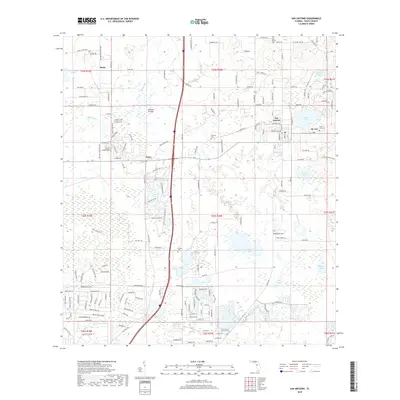 2018 Map of San Antonio, 2018 Print