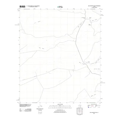 2010 Map of San Antonio Pass, 2010 Print