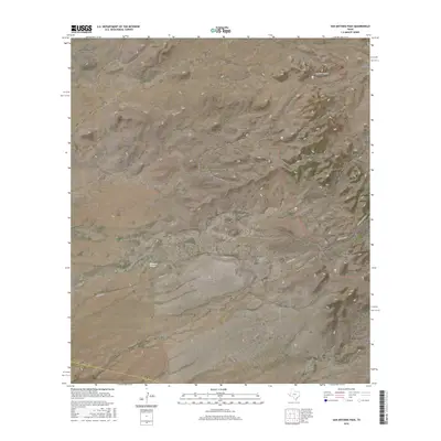2016 Map of San Antonio Pass, 2016 Print