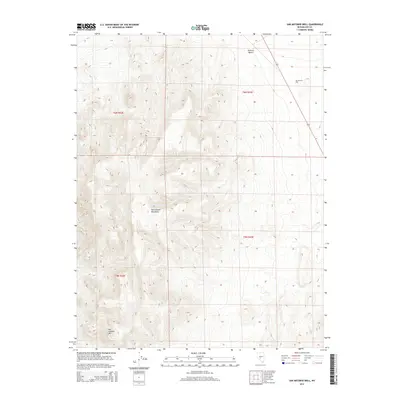 2014 Map of San Antonio Well, 2014 Print