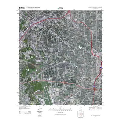 2013 Map of San Antonio West, 2013 Print