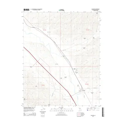 2015 Map of San Ardo, 2015 Print