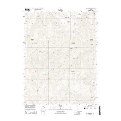 2014 Map of San Arroyo Ridge, 2014 Print