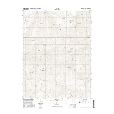 2017 Map of San Arroyo Ridge, 2017 Print