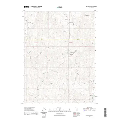 2020 Map of San Arroyo Ridge, 2020 Print