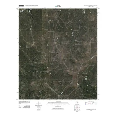 2010 Map of San Augustine Draw, 2010 Print