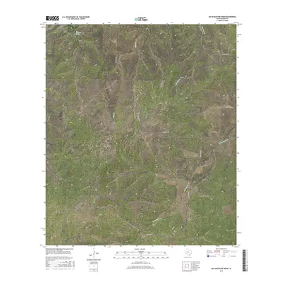 2016 Map of San Augustine Draw, 2016 Print