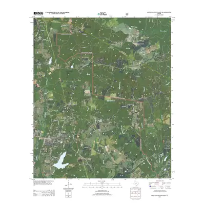 2013 Map of San Augustine East, 2013 Print