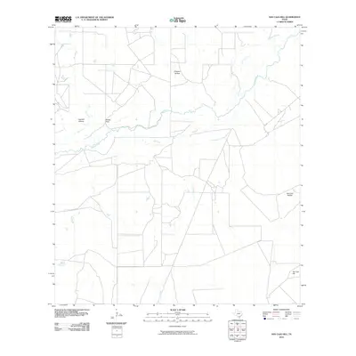 2010 Map of San Caja Hill, 2010 Print