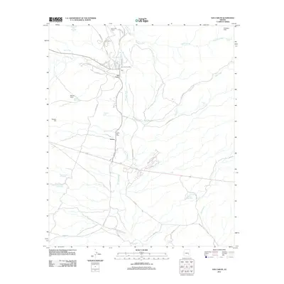 2011 Map of San Carlos, 2011 Print