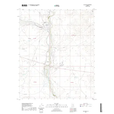 2018 Map of San Carlos, 2018 Print