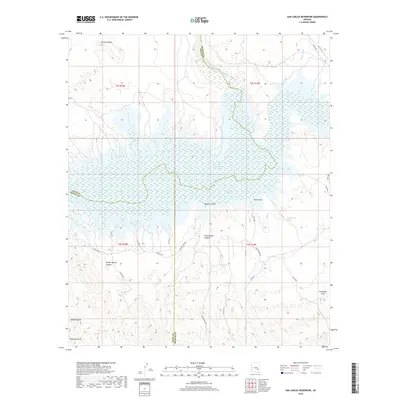 2018 Map of San Carlos Reservoir, 2018 Print