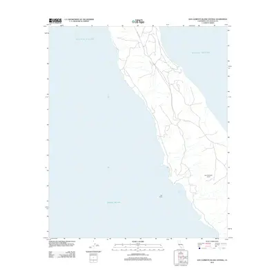 2012 Map of San Clemente Island Central, 2012 Print