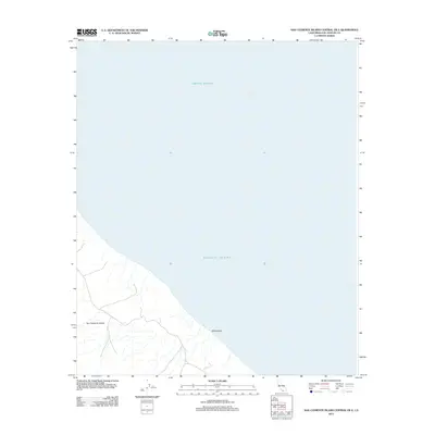 2012 Map of San Clemente Island Central OE E, 2012 Print