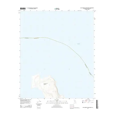 2015 Map of San Clemente Island North, 2015 Print