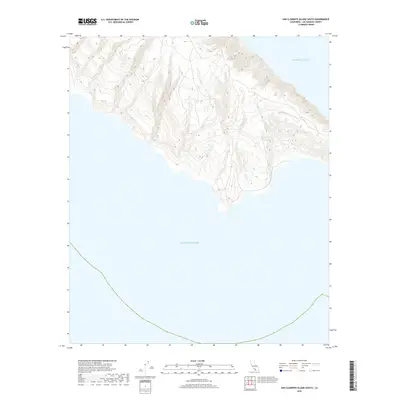 2018 Map of San Clemente Island South, 2018 Print
