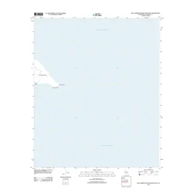 2012 Map of San Clemente Island South OE E, 2012 Print