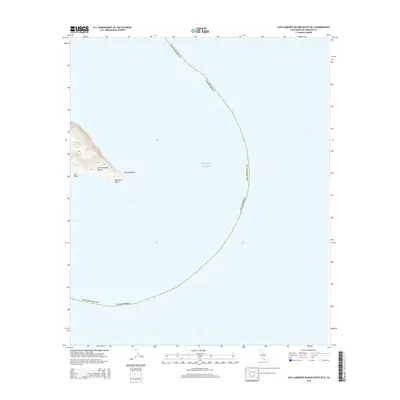 2015 Map of San Clemente Island South OE E, 2015 Print
