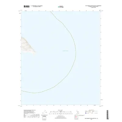 2018 Map of San Clemente Island South OE E, 2018 Print