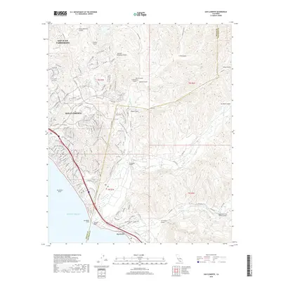 2018 Map of San Clemente, 2018 Print
