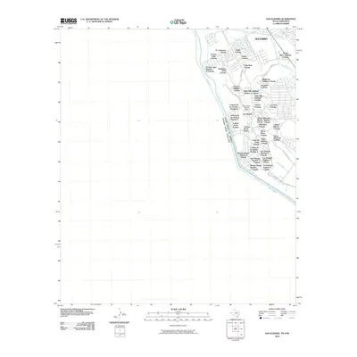 2010 Map of San Elizario, 2010 Print