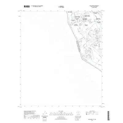 2019 Map of San Elizario, 2019 Print