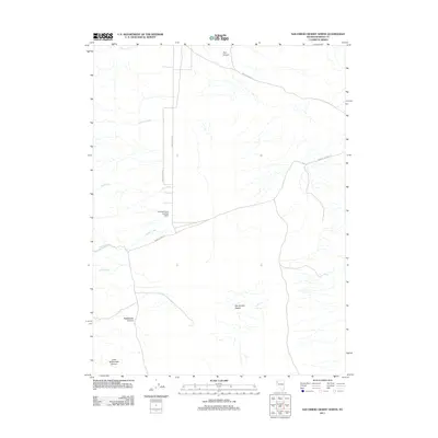2011 Map of San Emidio Desert North, 2011 Print