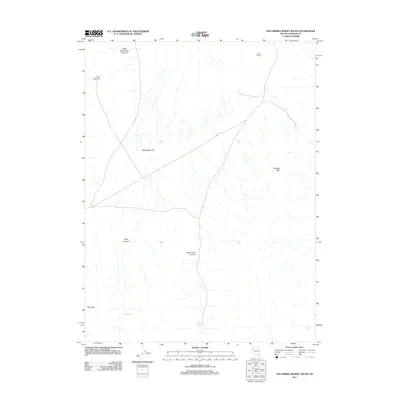2011 Map of San Emidio Desert South, 2011 Print
