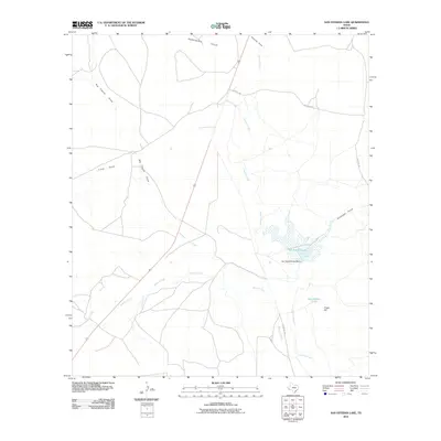 2010 Map of San Esteban Lake, 2010 Print
